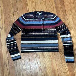 Veronica Beard Multicolor Striped Crewneck Sweater M